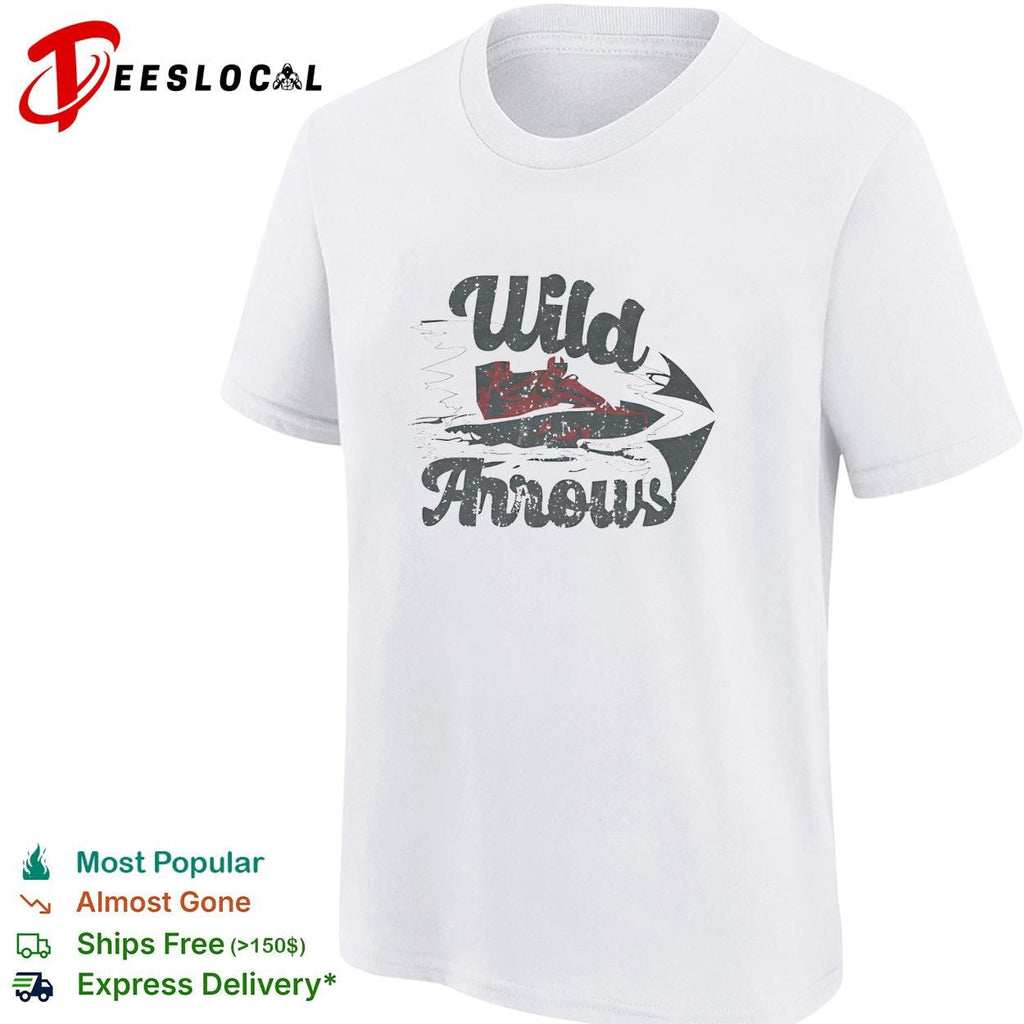 Wild Arrows speedboat racing vintage retro art shirt Unisex
