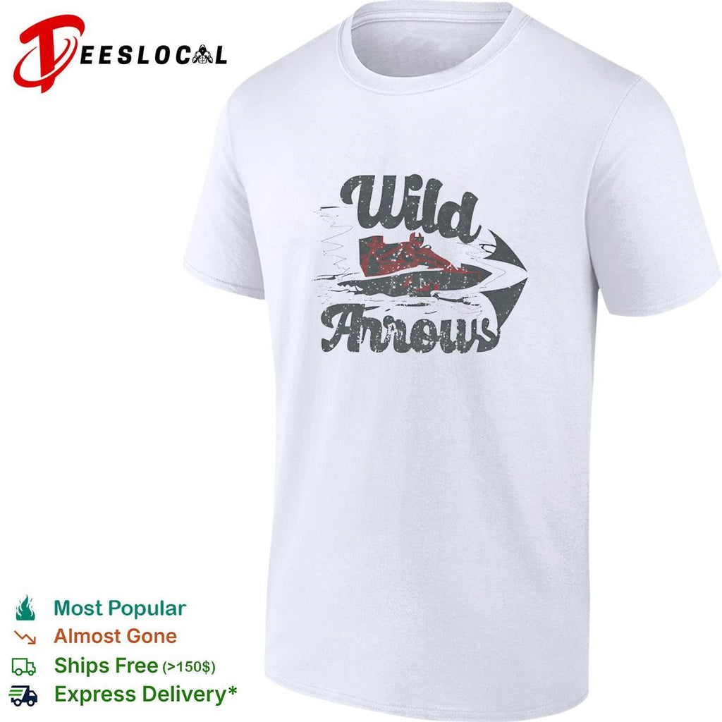 Wild Arrows speedboat racing vintage retro art shirt Unisex