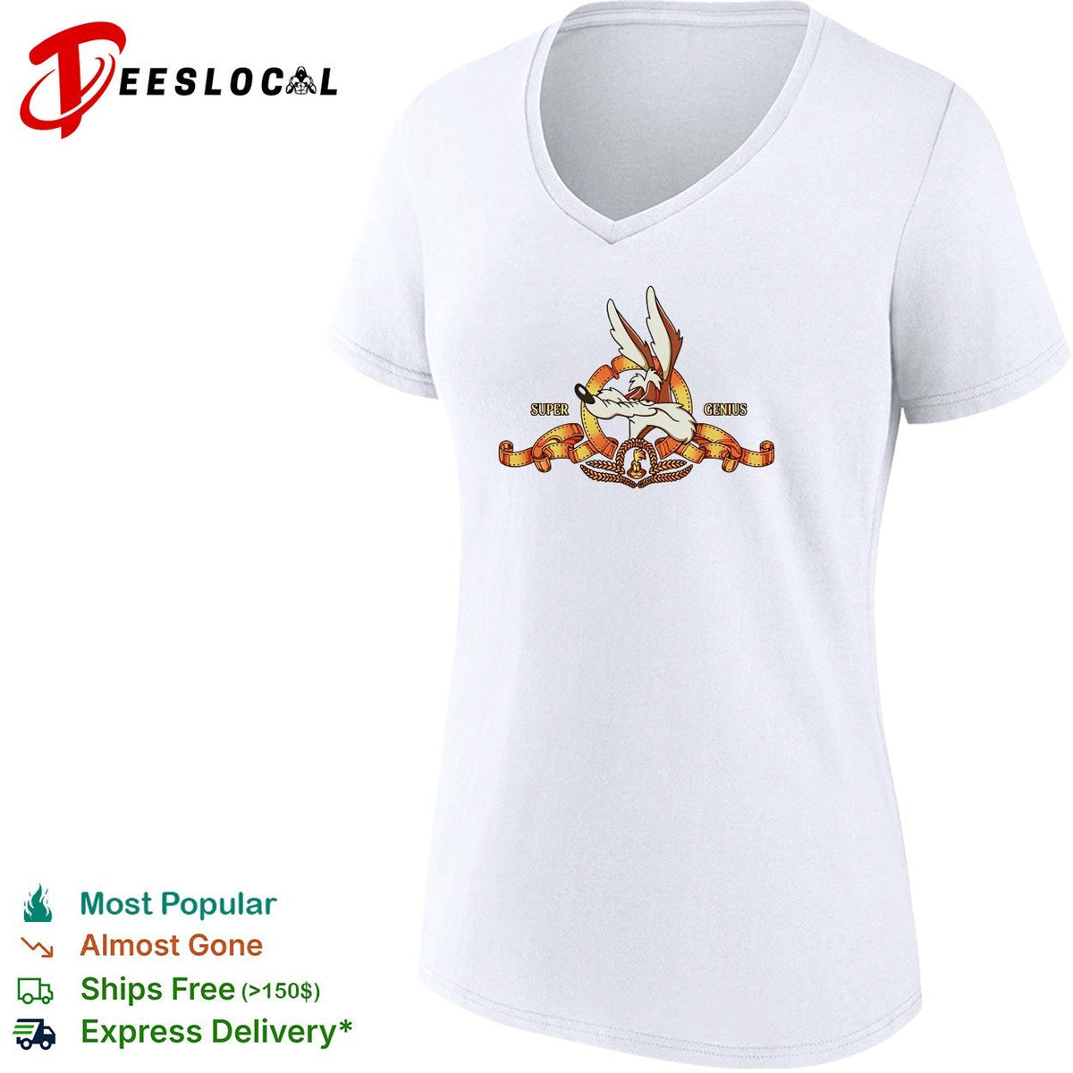 Wile E Coyote super genius shirt Unisex