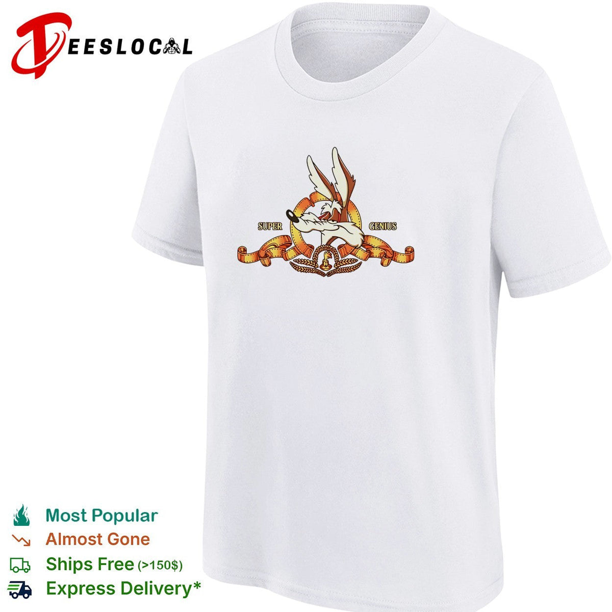 Wile E Coyote super genius shirt Unisex