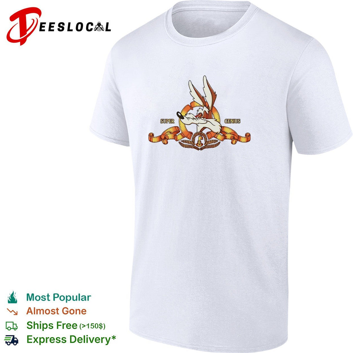 Wile E Coyote super genius shirt Unisex