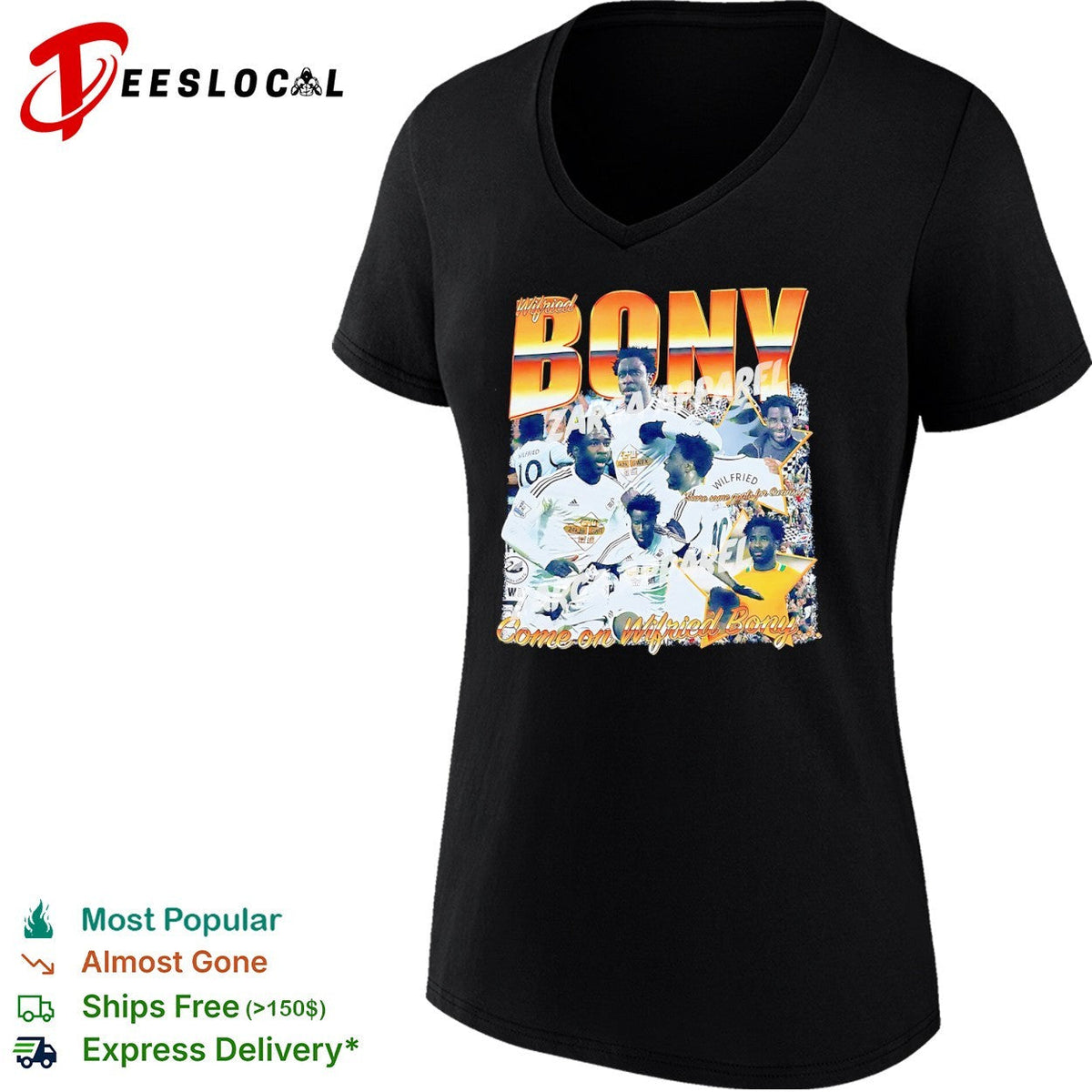 Wilfried Bony Swansea City AFC Premier League Come on Wilfried Bony shirt Unisex