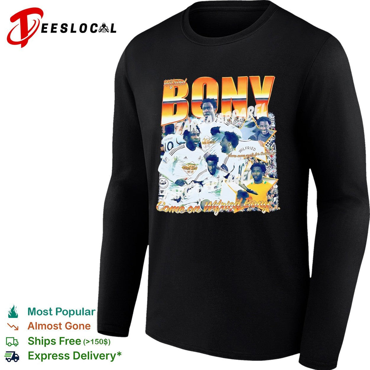 Wilfried Bony Swansea City AFC Premier League Come on Wilfried Bony shirt Unisex