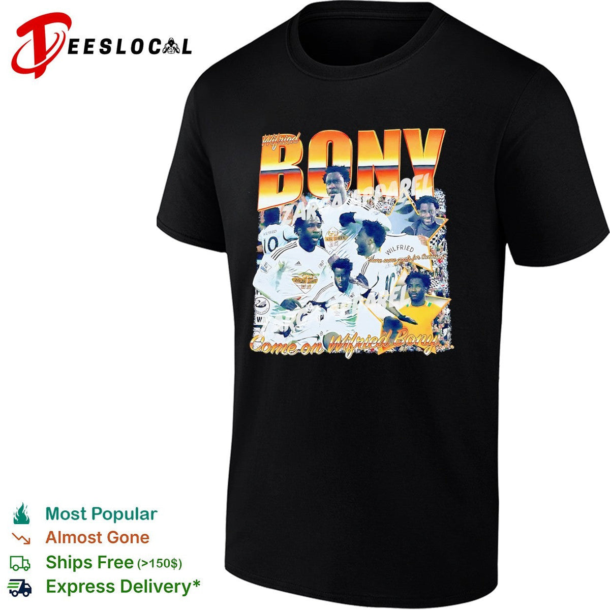 Wilfried Bony Swansea City AFC Premier League Come on Wilfried Bony shirt Unisex