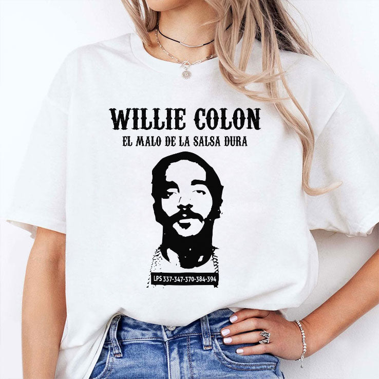 Willie Colon El Malo De La Salsa Dura Shirt Unisex