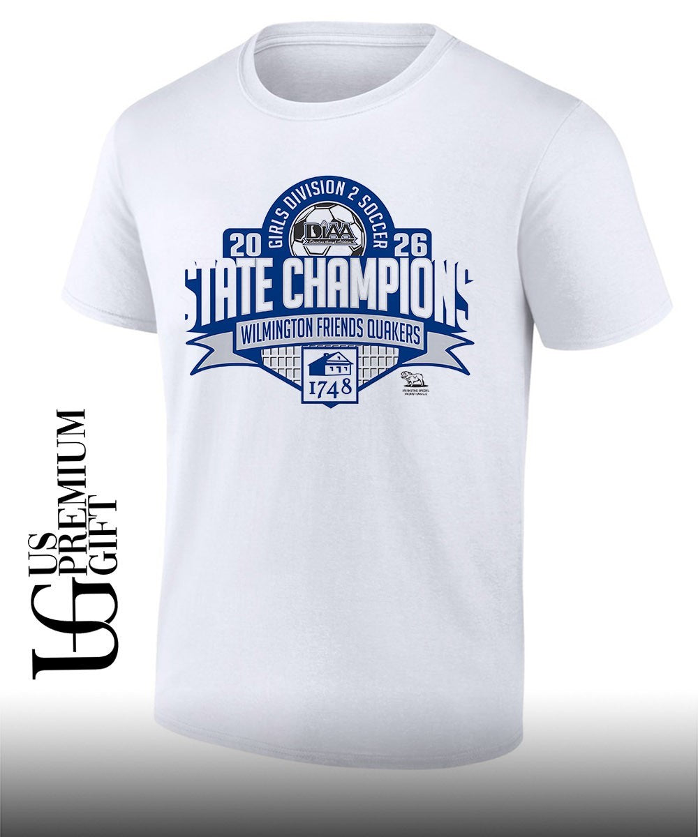 Wilmington Friends Quakers DIAA Girls Division 2 Soccer State Champions 2026 shirt Unisex