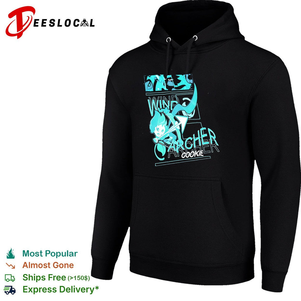 Wind Archer Cookie Run Kingdom Character Anime Video Game Shirt Unisex