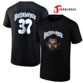 Winnipeg Jets Connor Hellebuyck portrait name and number shirt Unisex