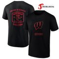 Wisconsin Badgers x Charlie Kirk United in service freedom graphic shirt Unisex