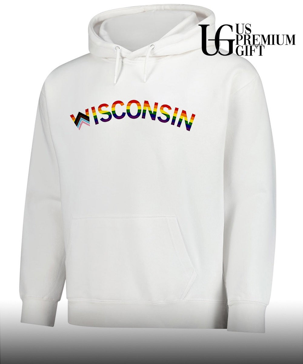 Wisconsin Pride Month 2026 LGBTQ rainbow shirt Unisex