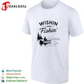 Wishin I was fishin’ alone shirt Unisex