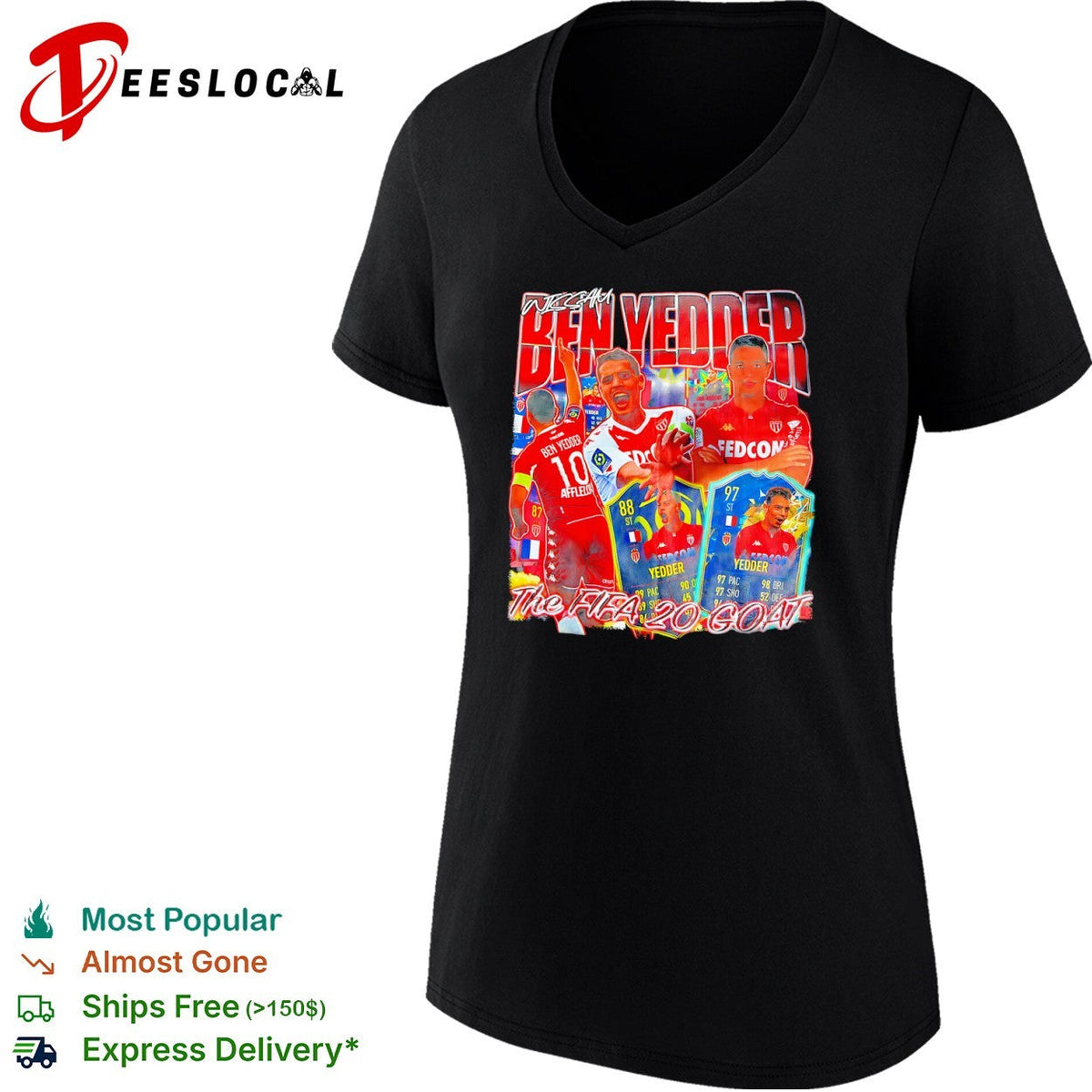 Wissam Ben Yedder AS Monaco Ligue 1 The FIFA 20 Goat shirt Unisex