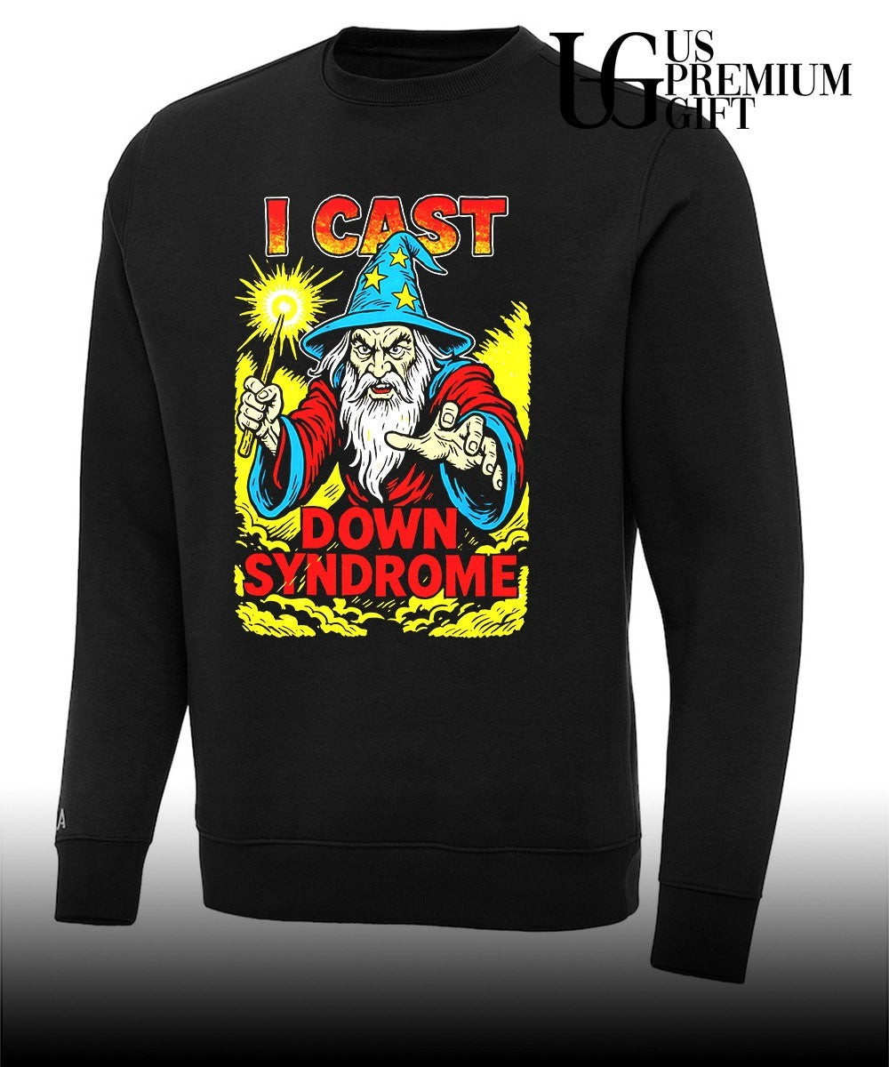 Wizard Fantasy Role Playing Game I Cast Down Syndrome shirt Unisex