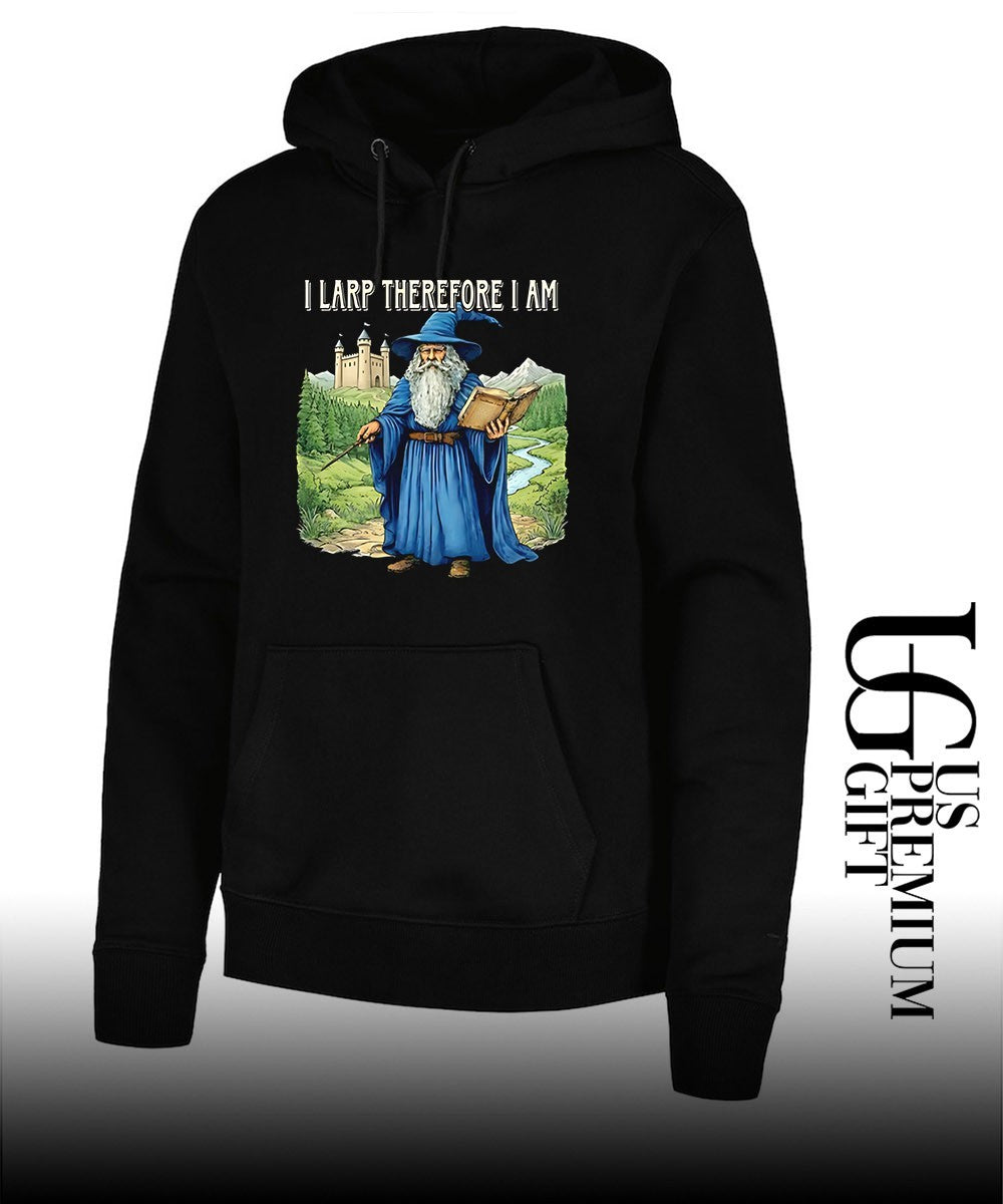 Wizard I larp therefore I am shirt Unisex