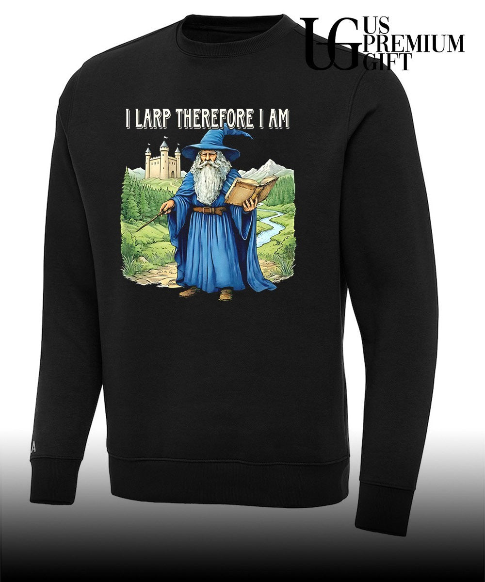 Wizard I larp therefore I am shirt Unisex