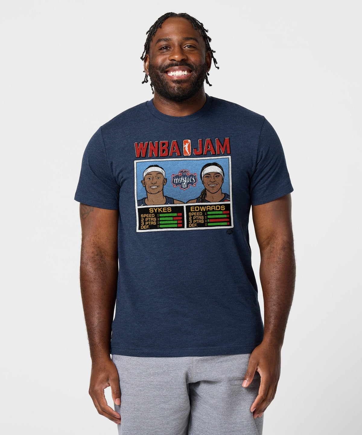 WNBA Jam Mystics Sykes And Edwards Unisex
