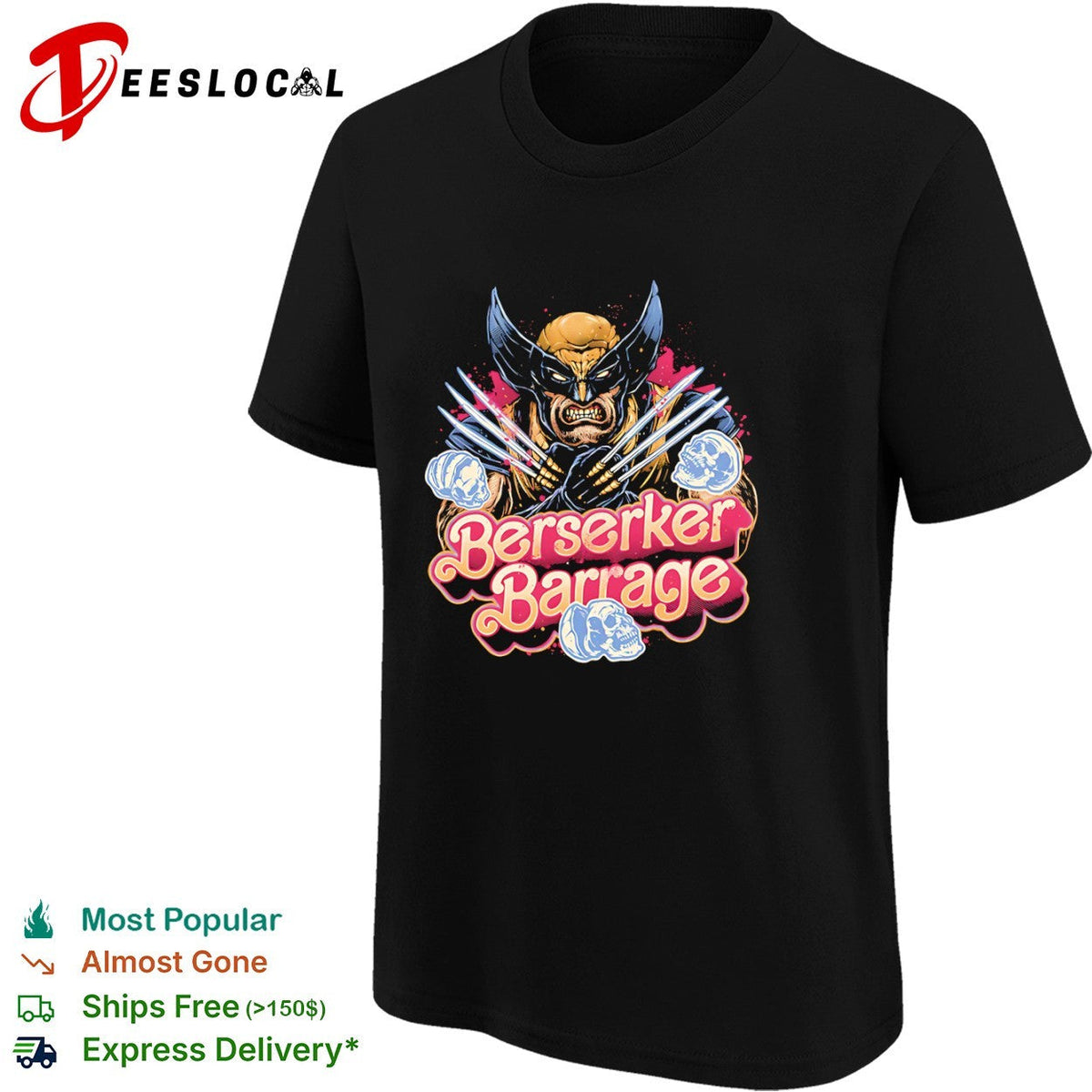 Wolverine Berserker Barrage shirt Unisex