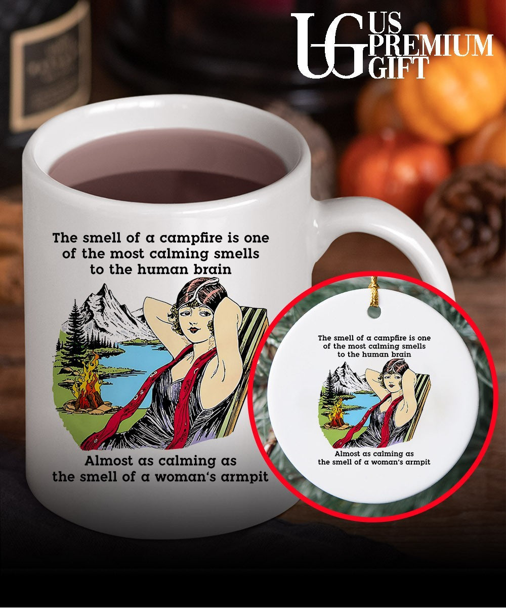 Woman The smell of a campfire is one of the most calming smells to the human brain shirt Unisex