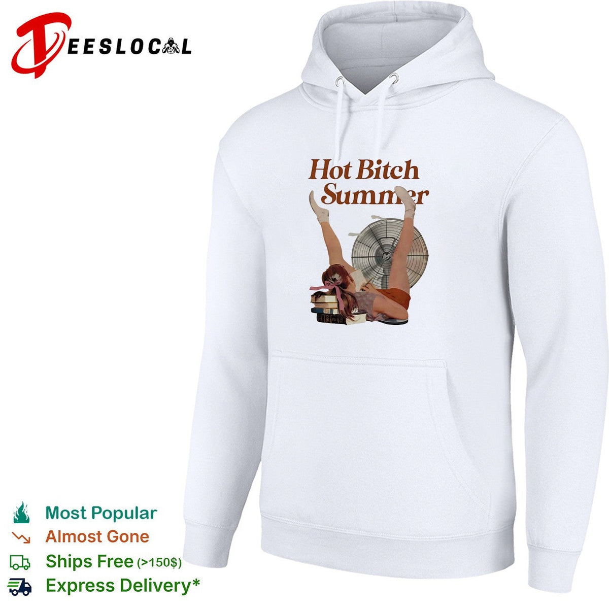 Woman handstand by fan hot bitch summer shirt Unisex