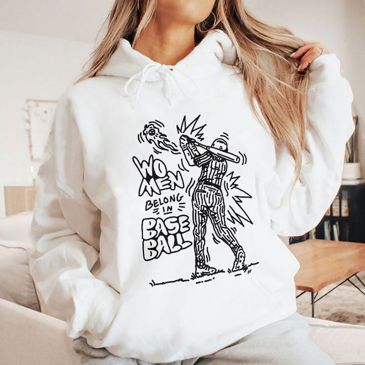 Women Belong In Baseball T Shirt