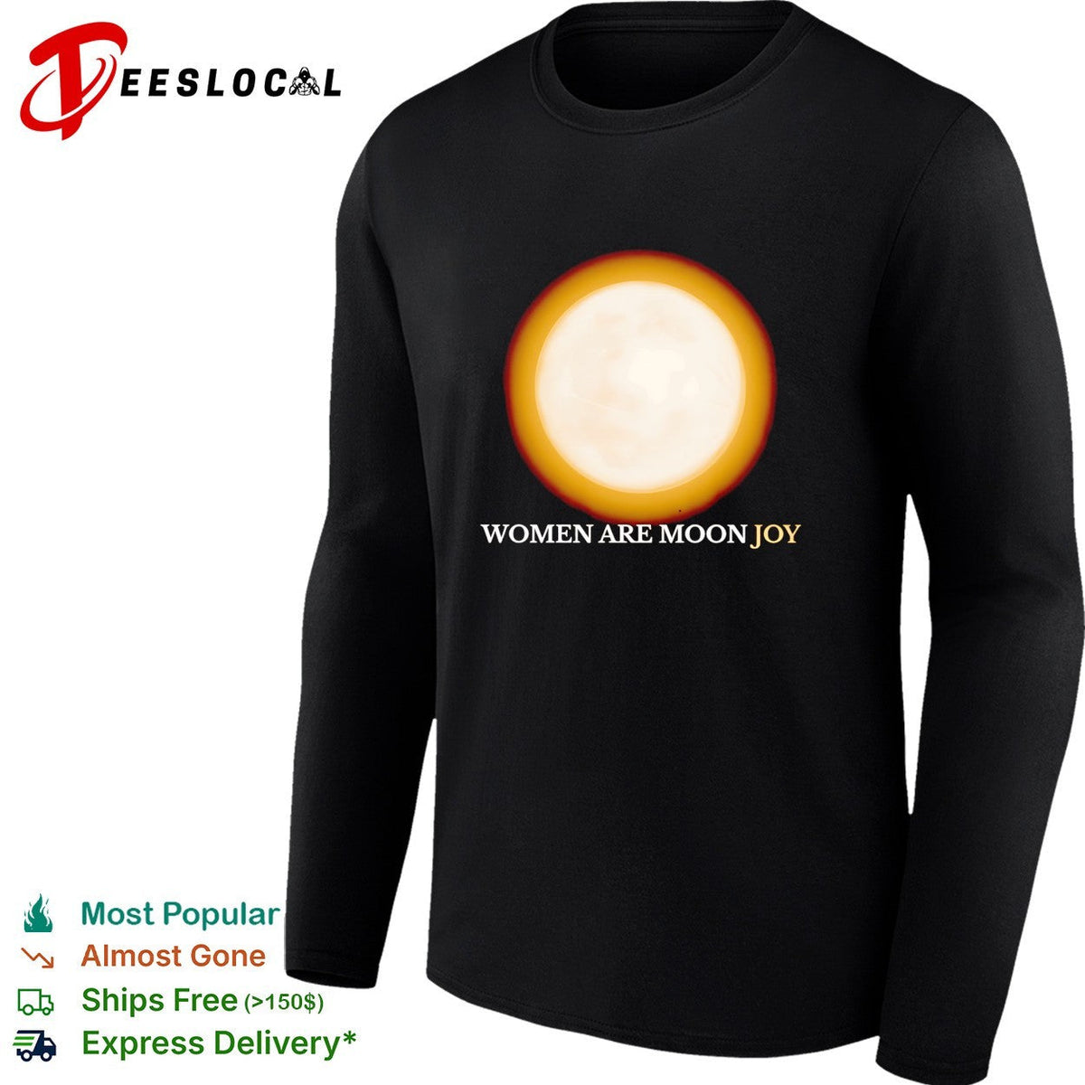 Women are moon joy full moon glow inspirational shirt Unisex