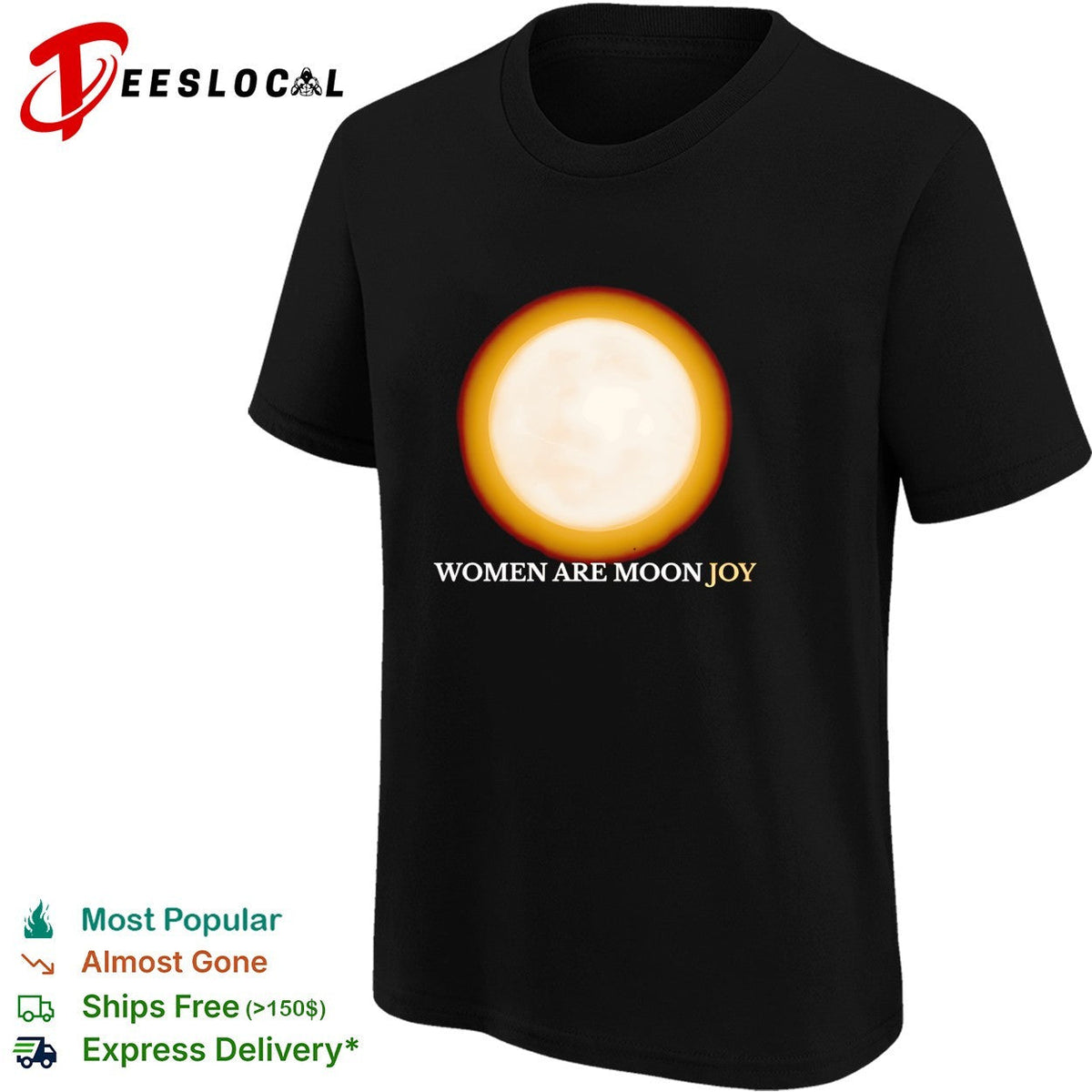 Women are moon joy full moon glow inspirational shirt Unisex
