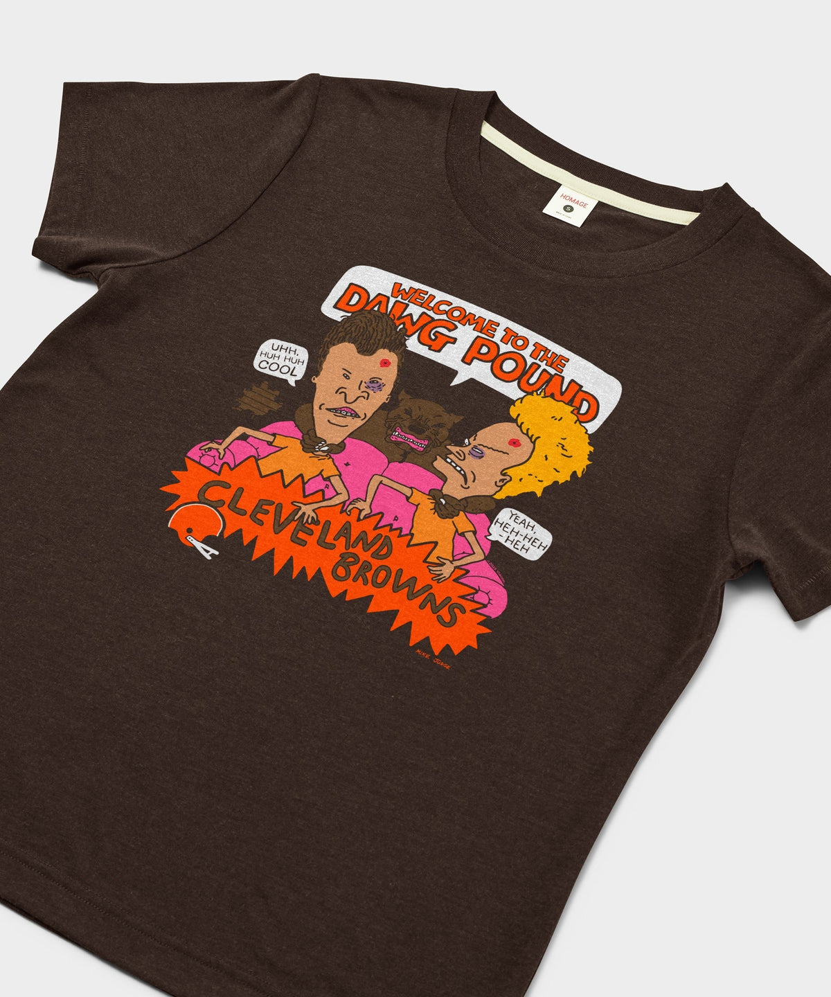 Women's Beavis And Butt-Head X Cleveland Browns Dawg Pound Unisex