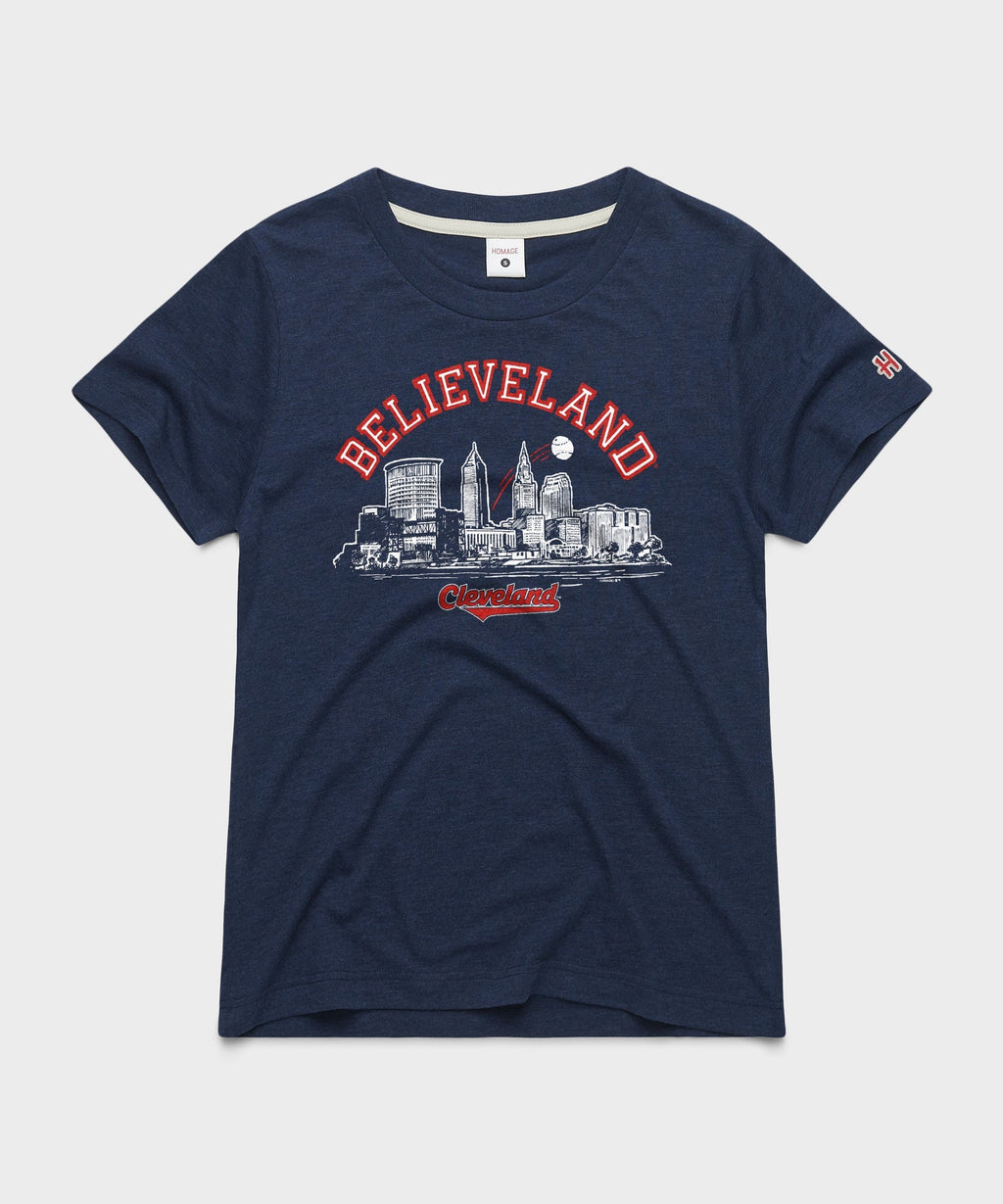 Women's Believeland Cleveland Baseball Unisex
