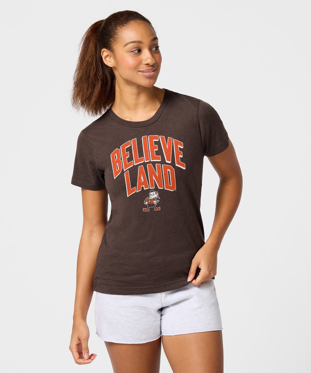 Women's Believeland Cleveland Browns Brownie Unisex