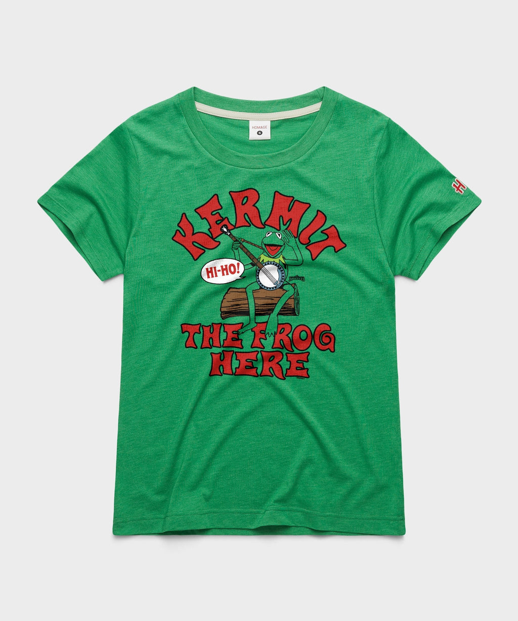 Women's Muppets Kermit The Frog Here Unisex