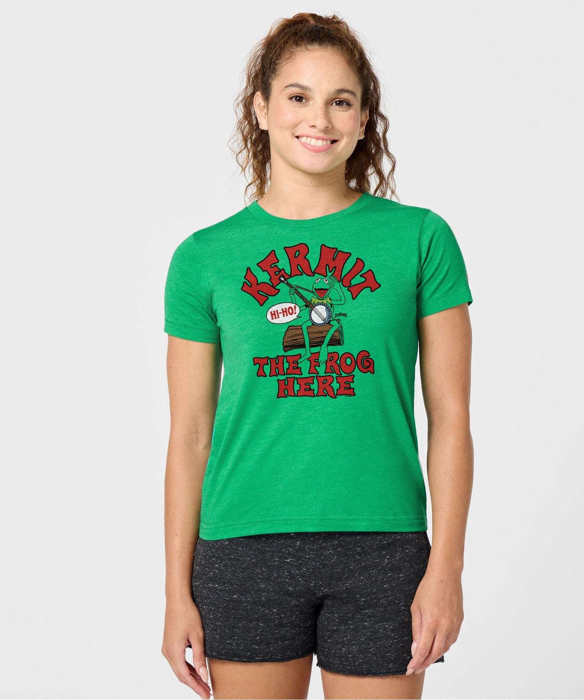 Women's Muppets Kermit The Frog Here Unisex