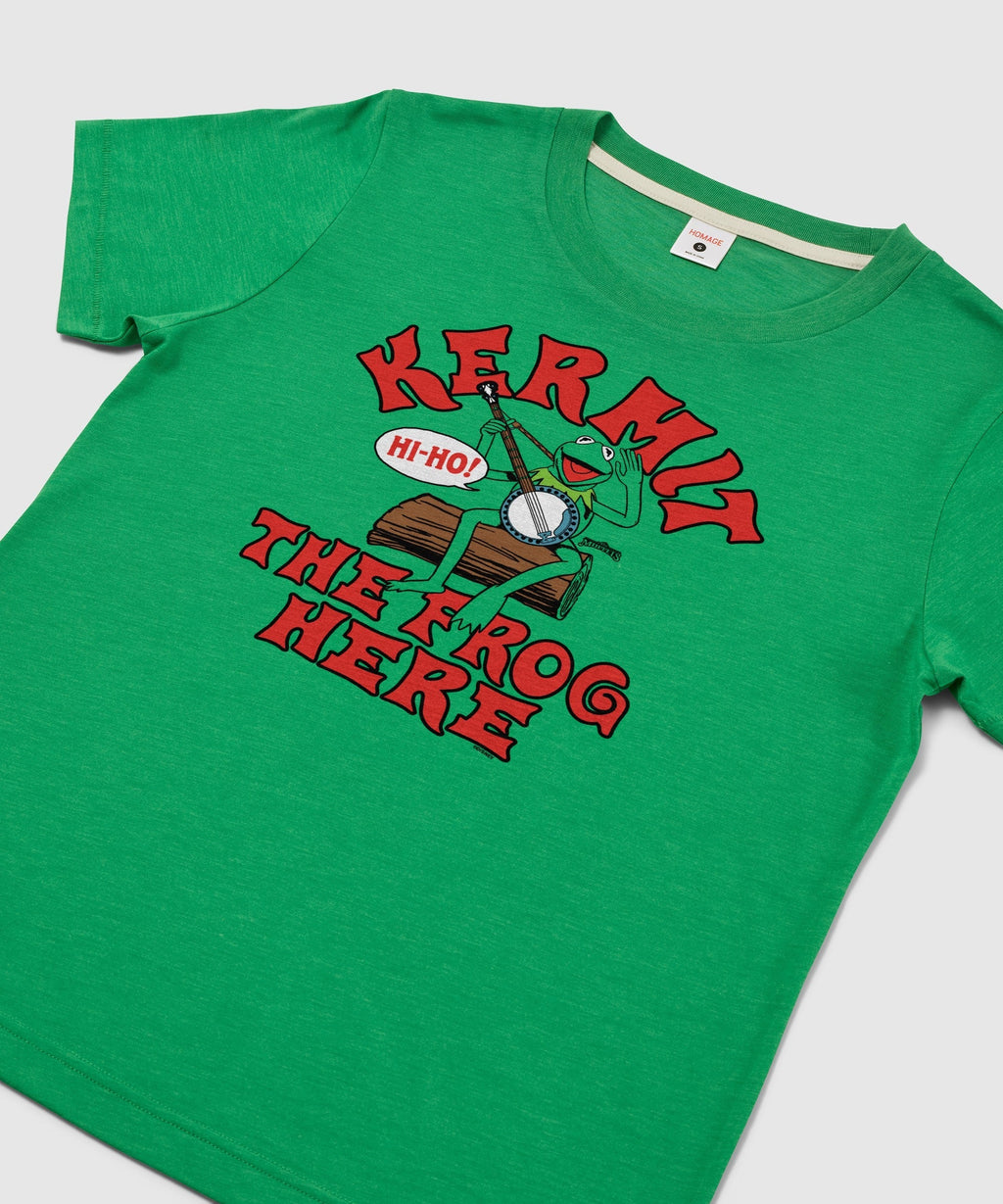 Women's Muppets Kermit The Frog Here Unisex