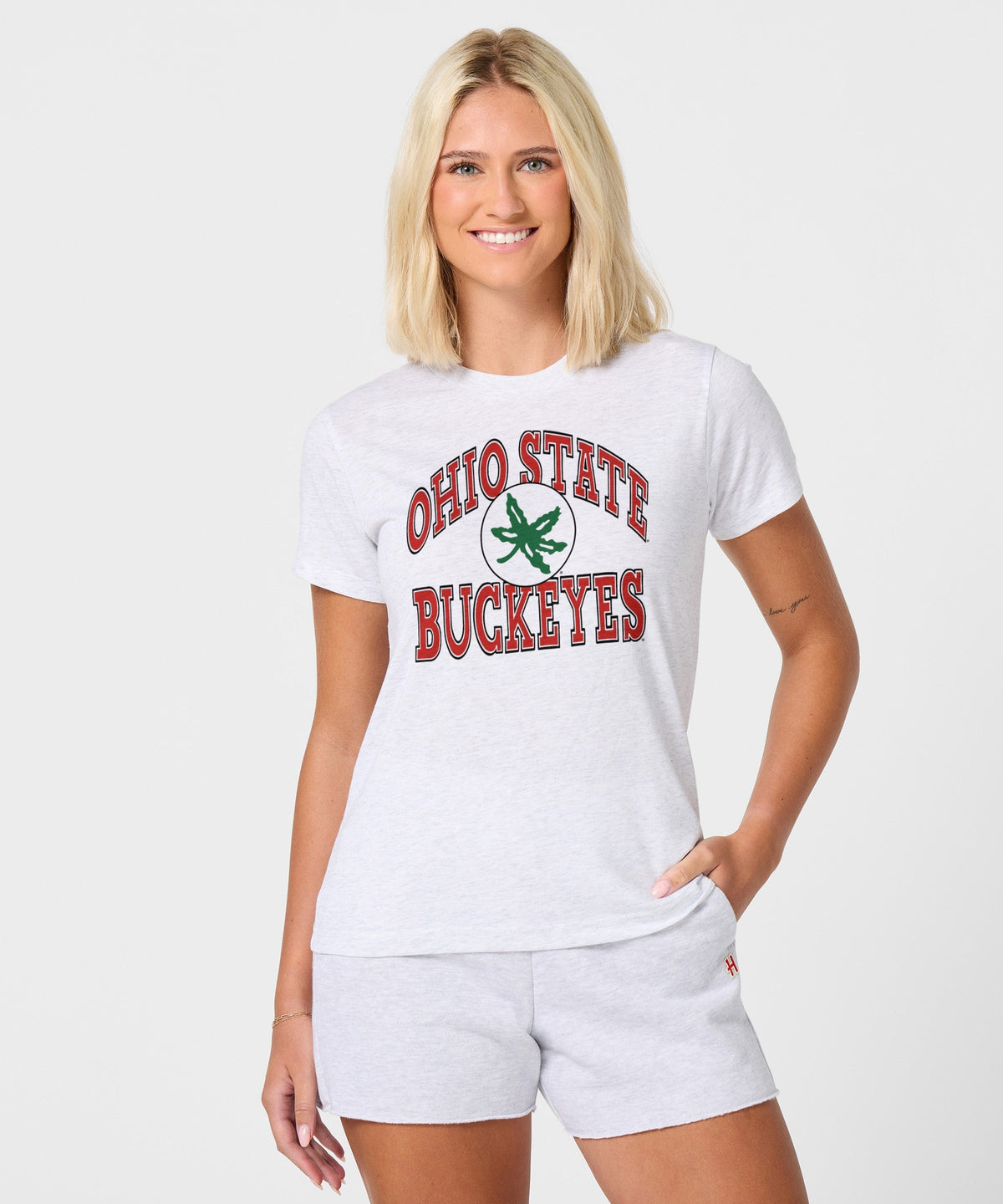 Women's Ohio State Buckeye Leaf Arch Unisex