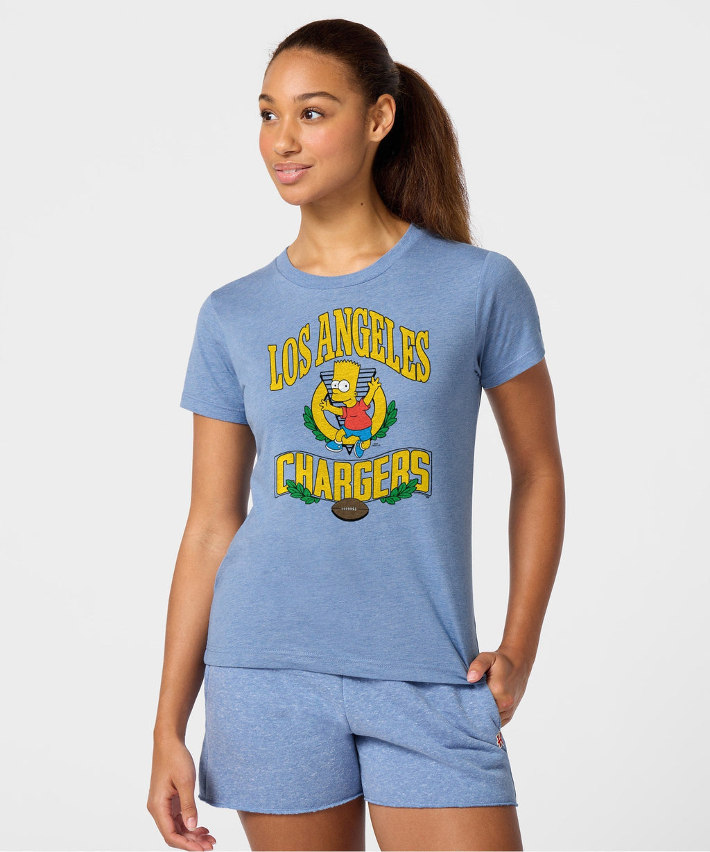 Women's The Simpsons Bart x Los Angeles Chargers Unisex