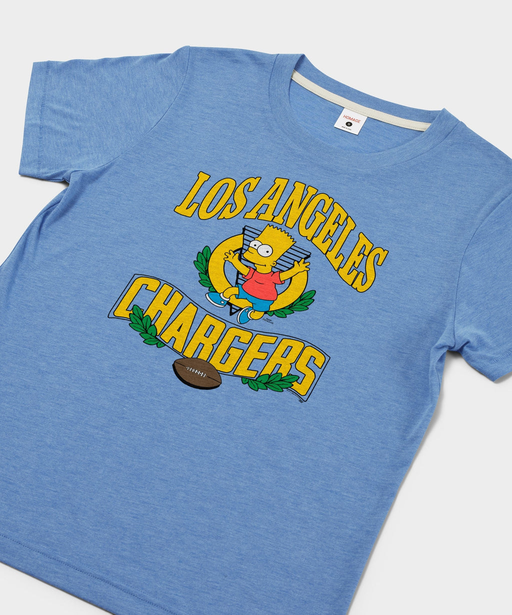 Women's The Simpsons Bart x Los Angeles Chargers Unisex