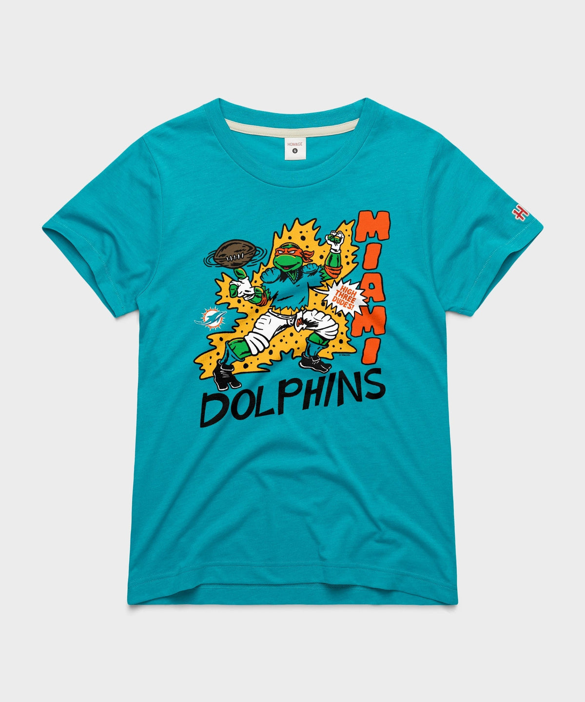Women's TMNT Michelangelo x Miami Dolphins Unisex