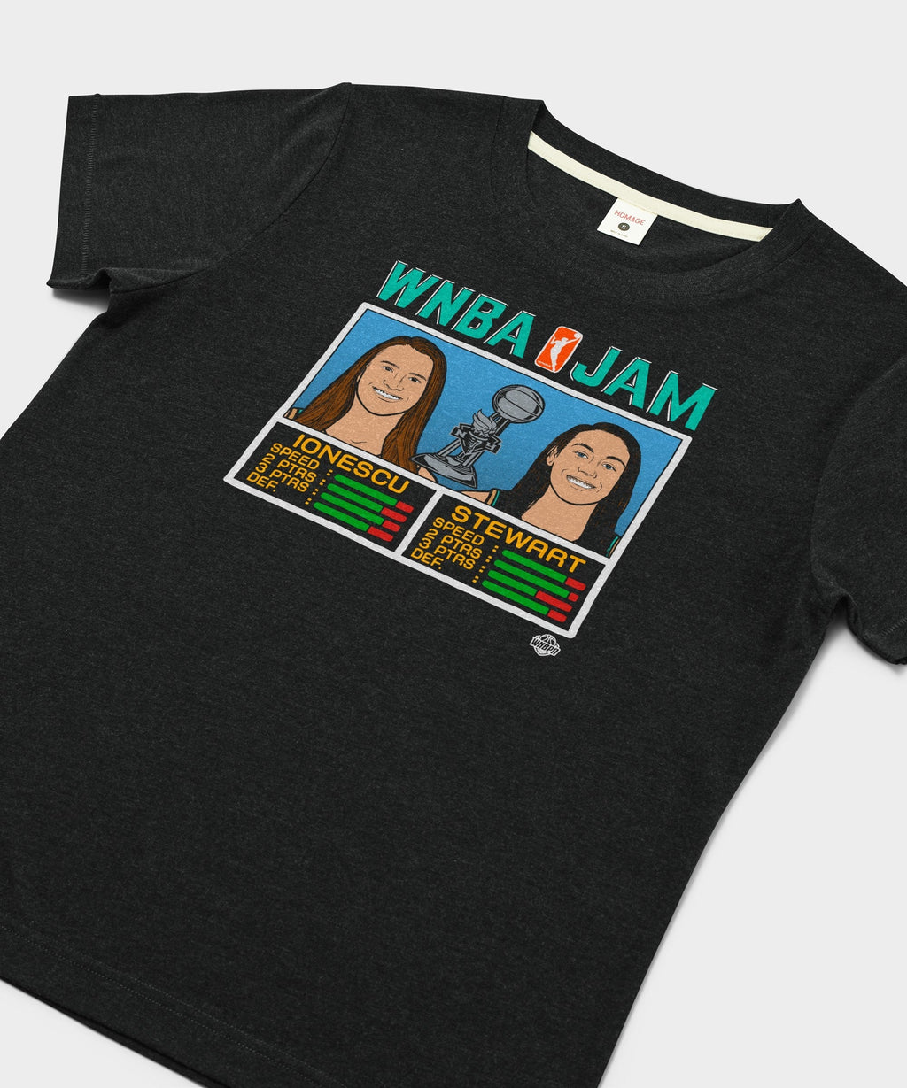 Women's WNBA Jam Liberty 2024 Champs Ionescu And Stewart Unisex
