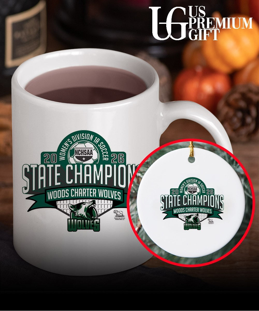Woods Charter Wolves Women’s Division 1A Soccer State Champions 2026 shirt Unisex