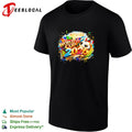 World Cup 2026 colorful explosion soccer ball poster shirt Unisex