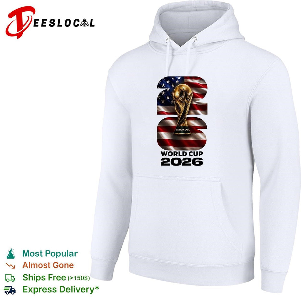 World Cup 2026 trophy American flag poster shirt Unisex
