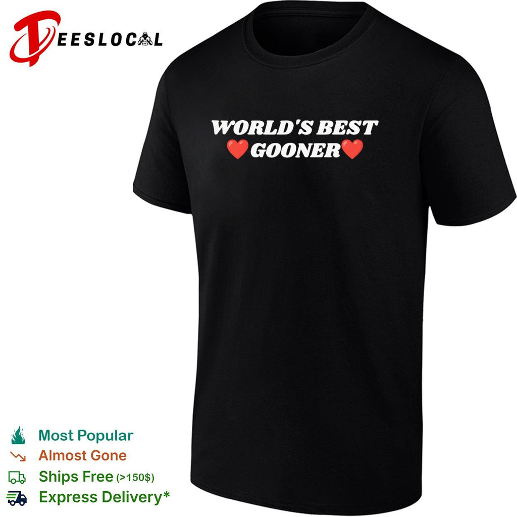 World s best gooner Arsenal Football Club shirt Unisex