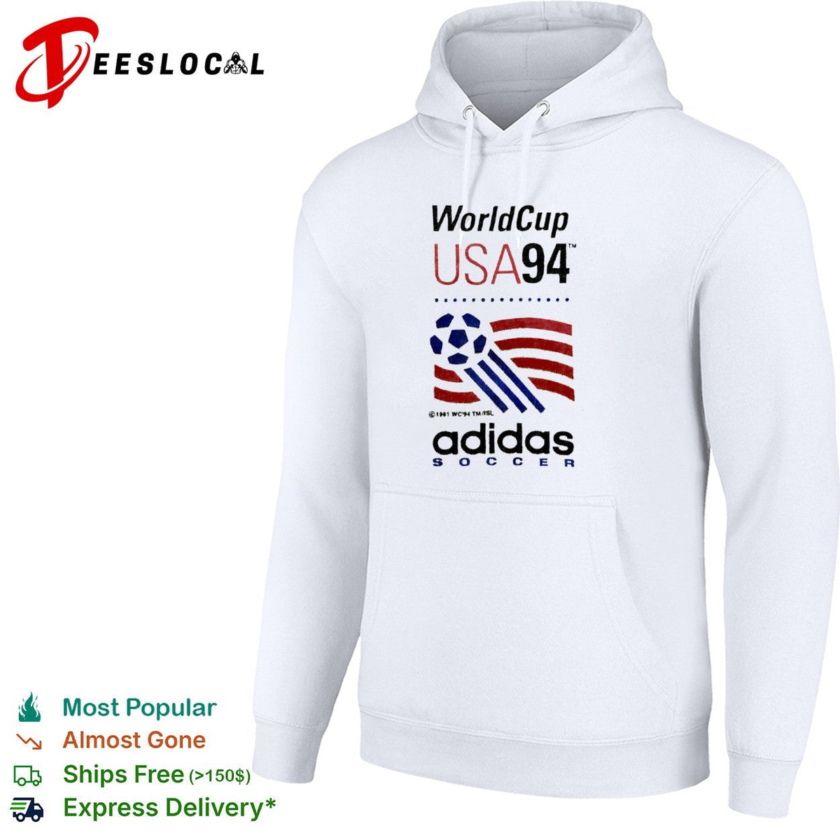 WorldCup USA94 1991 WC 94 TM ISL soccer tournament logo shirt Unisex