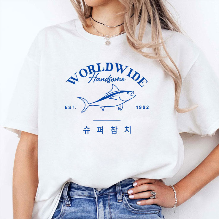 Worldwide Handsome Korea Tuna Est 1992 T Shirt Unisex