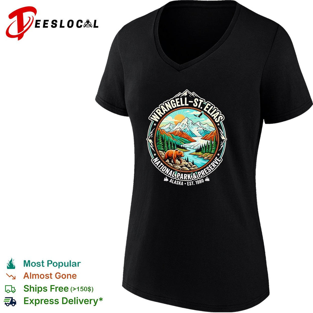 Wrangell St Elias National Park and Preserve Alaska Est 1980 Bear Mountain shirt Unisex