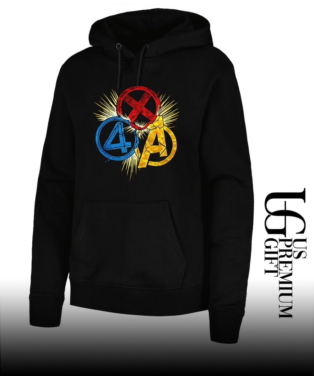 X-Men Four Avengers logo shirt Unisex