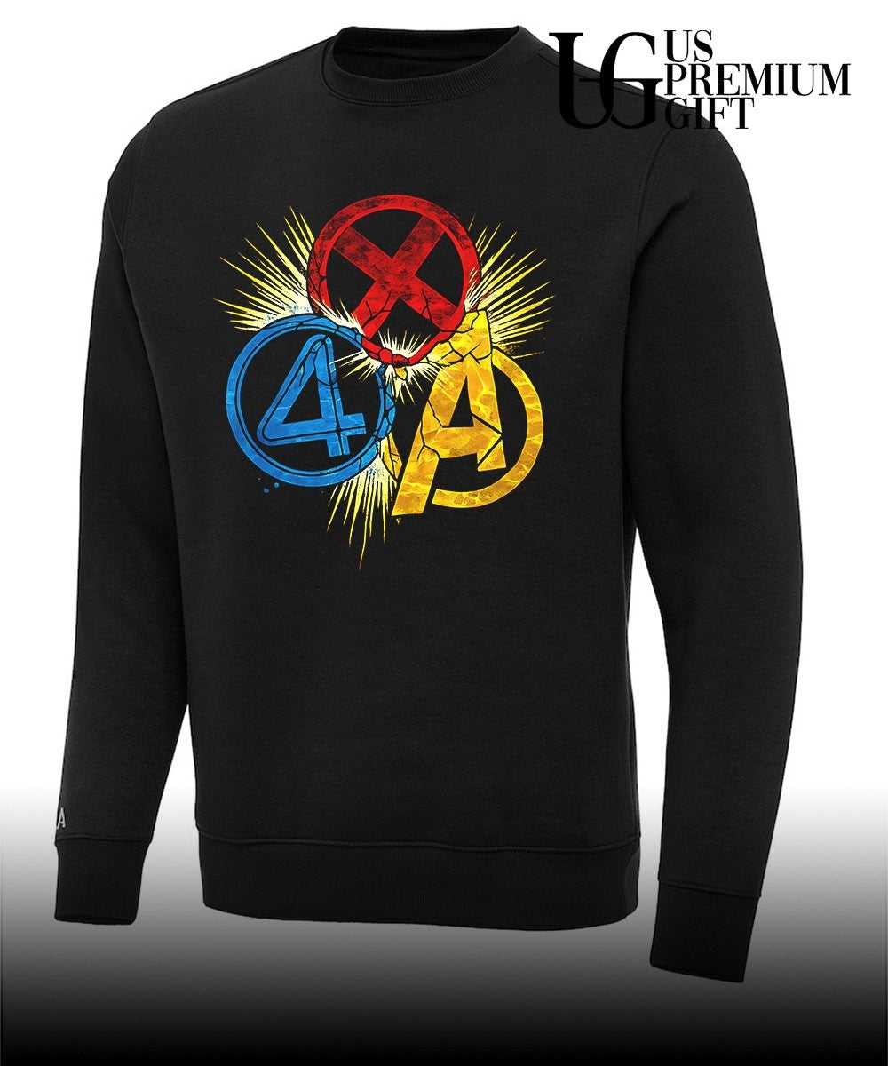 X-Men Four Avengers logo shirt Unisex
