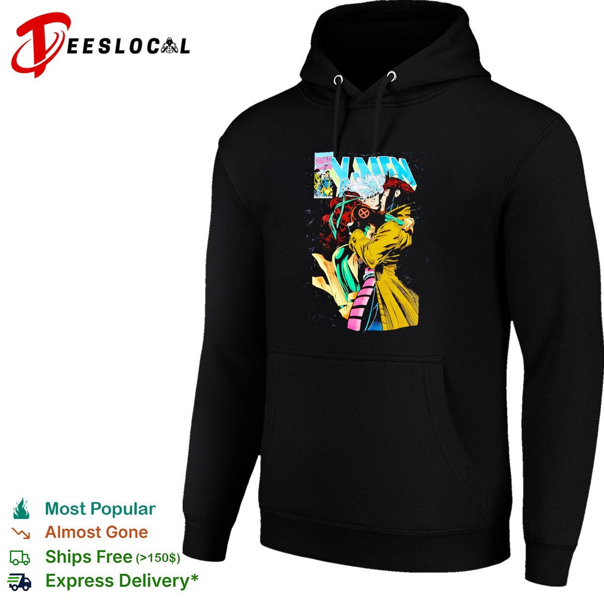 X Men Rogue and Gambit comic shirt Unisex