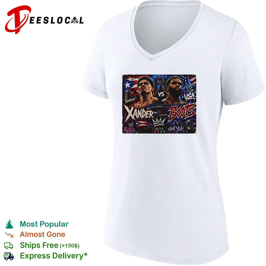 Xander Zayas vs Jalon Boots Ennis Barclays Center Brooklyn New York boxing shirt Unisex