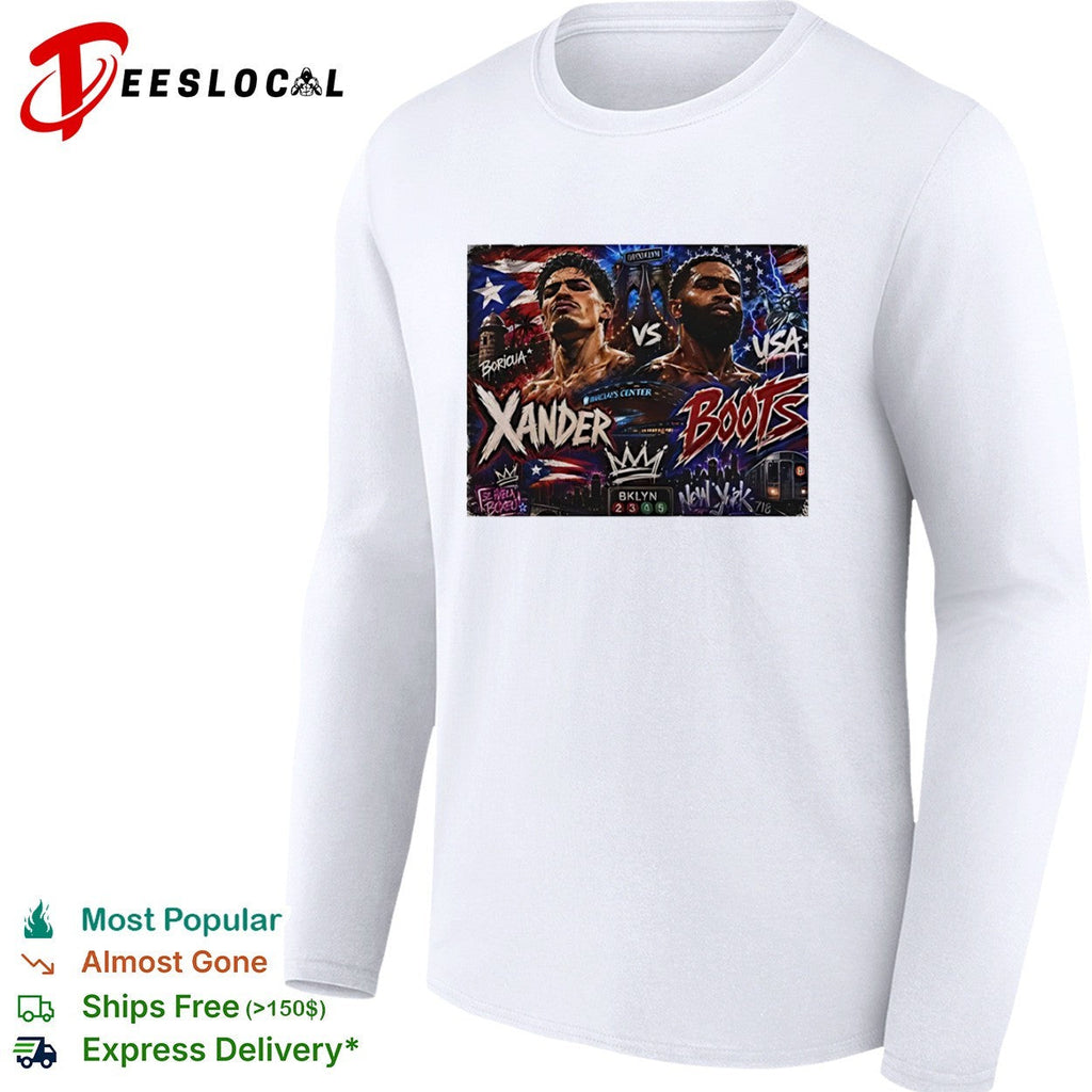 Xander Zayas vs Jalon Boots Ennis Barclays Center Brooklyn New York boxing shirt Unisex