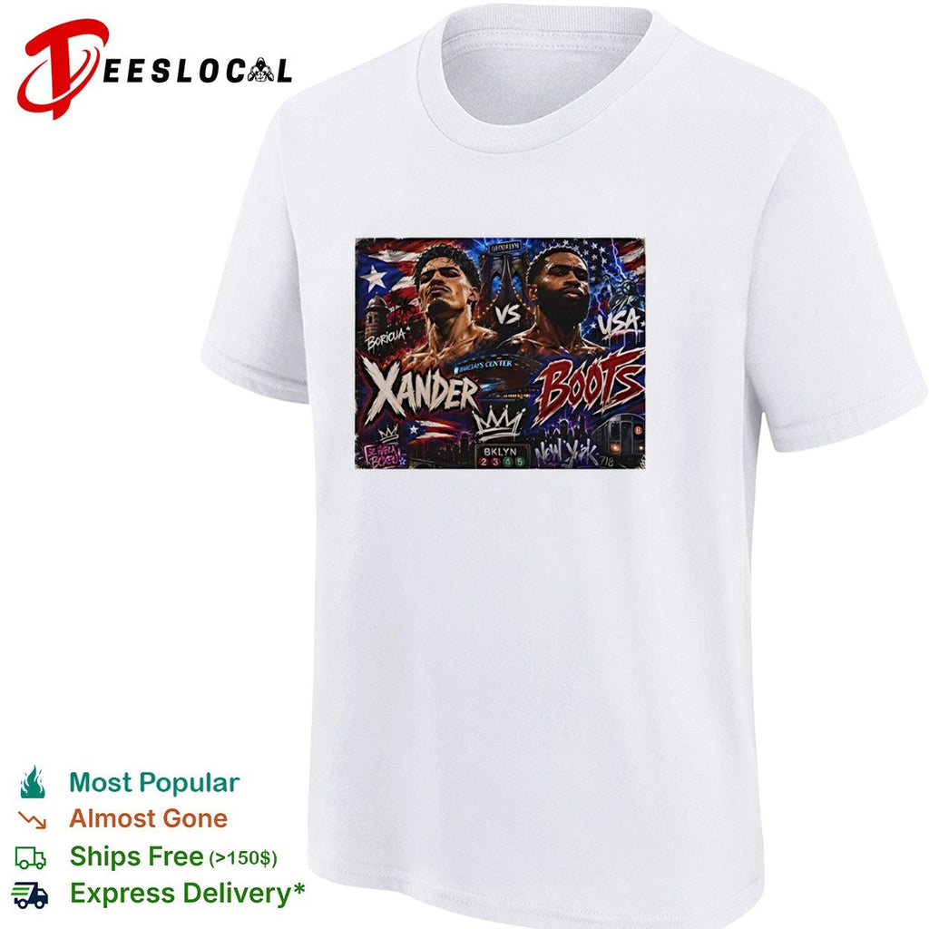 Xander Zayas vs Jalon Boots Ennis Barclays Center Brooklyn New York boxing shirt Unisex